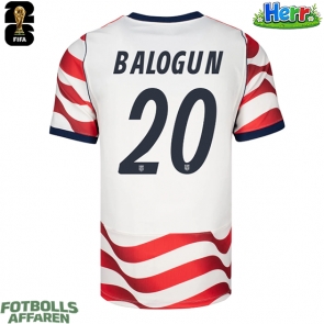 Förenta stater Folarin Balogun #20 Hemmatröja VM 2026 Kortärmad